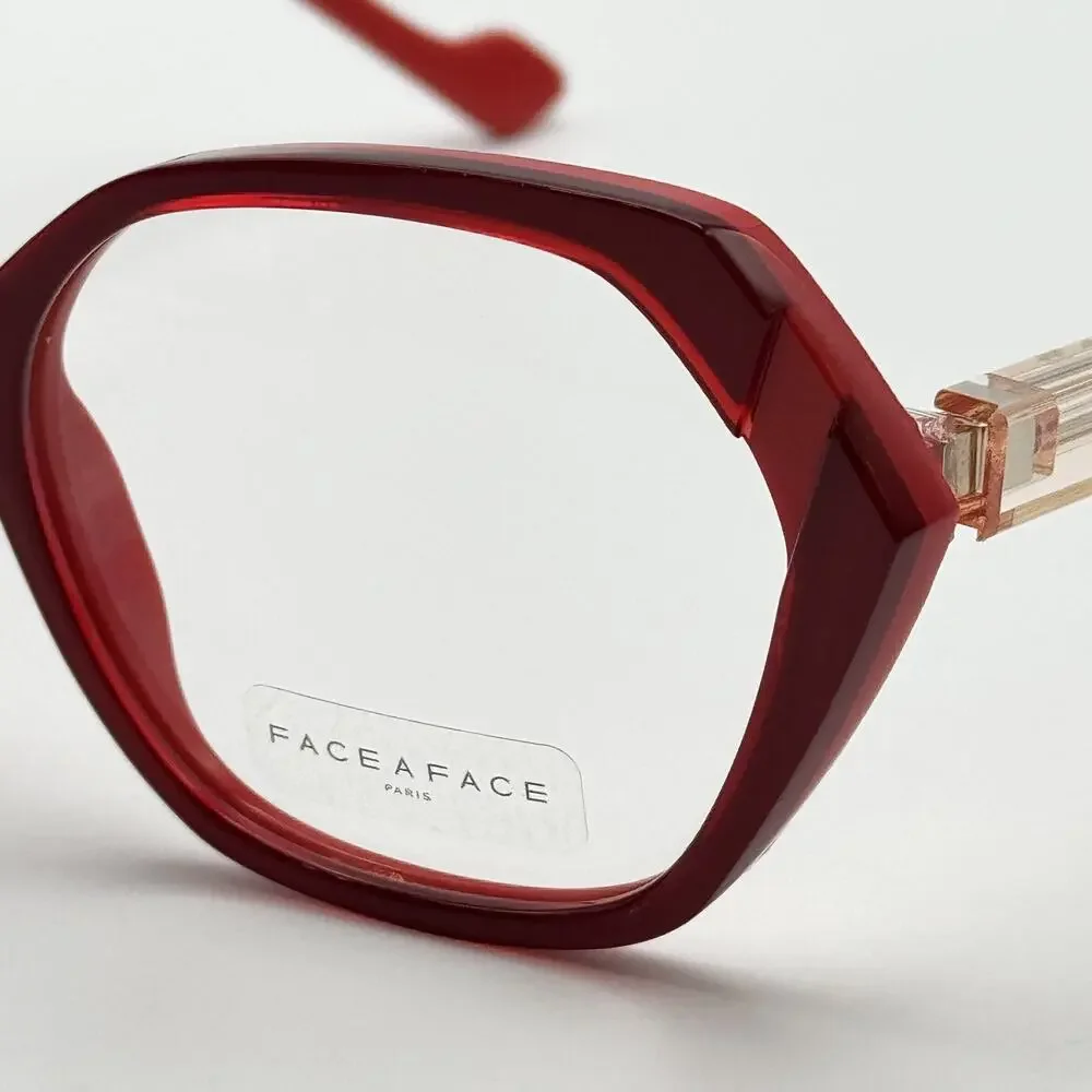 Face a Face Eyeglasses Frame WITTY 2 2216 Women Red Frame Handmade 53-17-140 NEW